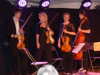 Quatuor Gaia en concert à Marcolès à l'occasion du festival Voyage d'Hiver